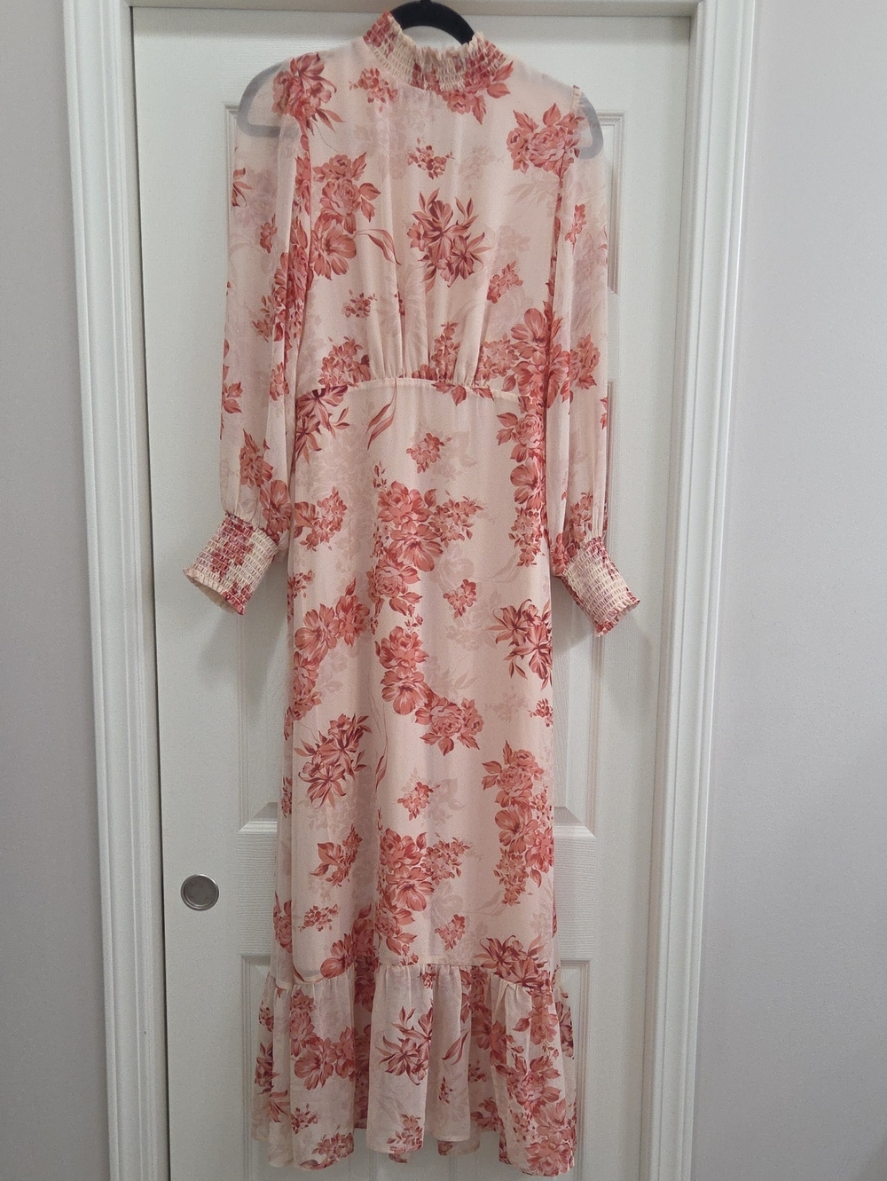 Baltic Born Luciana Floral High Neck, Long Sleeve Maxi Dress sz M